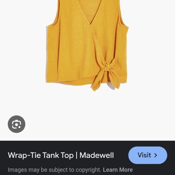 Madewell Wrap Tank | Size Medium (Fits S–M) | EUC - Picture 5 of 7